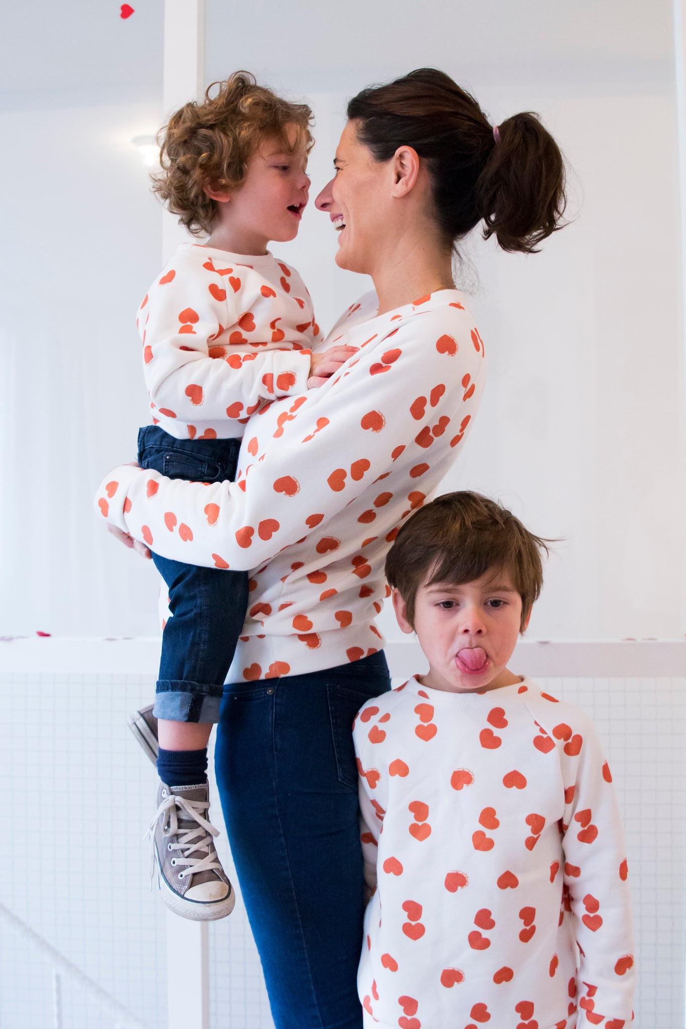 Marie Faure Ambroise et ses enfants