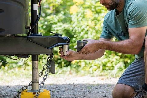 towing hitch lock