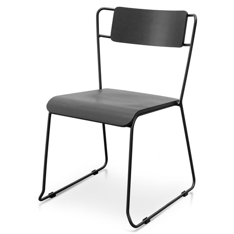 Black Contemporary Dining Chair