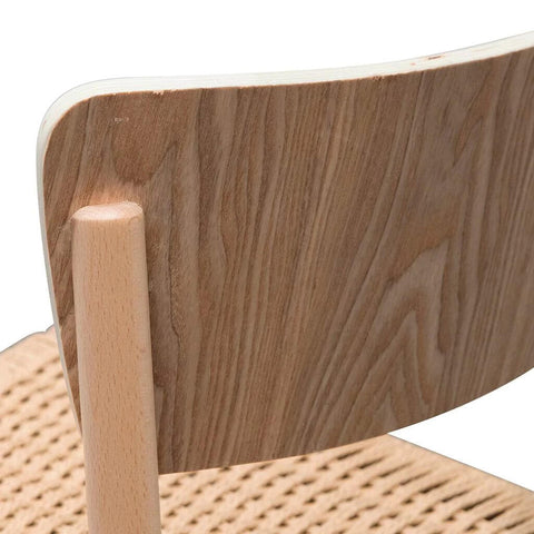 Natural Coastal Wooden dining chair