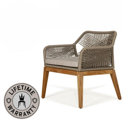 Bedarra | Natural, Coastal, Wooden Indoor Outdoor Dining Chair