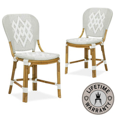 Hekla | Grey, Coastal, Rattan Dining Chairs Australia