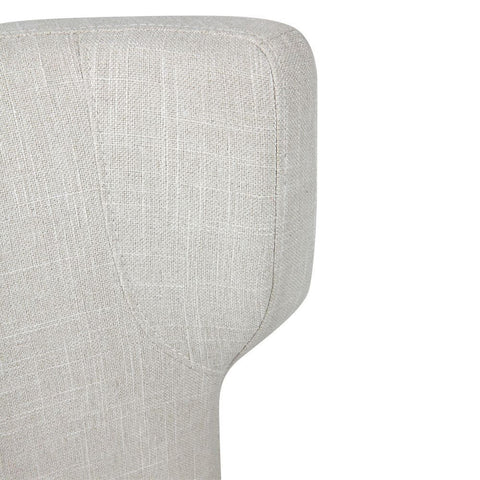 Natural Fabric Dining Chairs