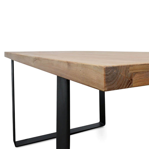 Reclaimed Natural Elm Rectangular 1.7m Wooden Dining Table