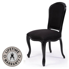 Lancaster | Black French Provincial Wooden Dining Chair