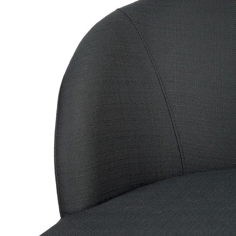 Modern Black Fabric Dining Chairs