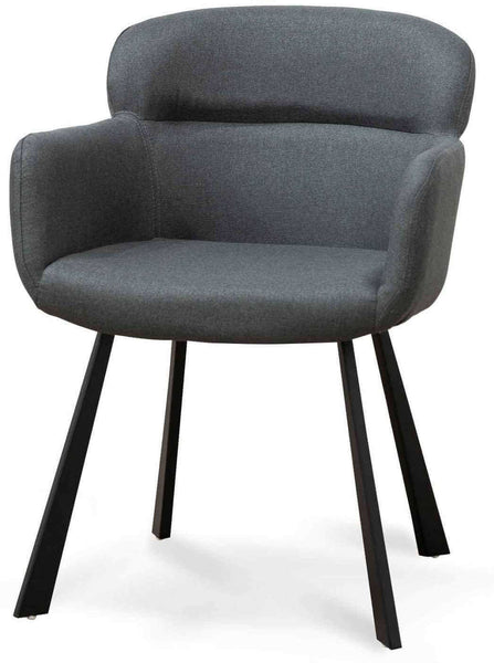 Northampton Gunmetal Grey Modern Dining Chair