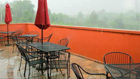 Outdoor Dining Chairs In Rain