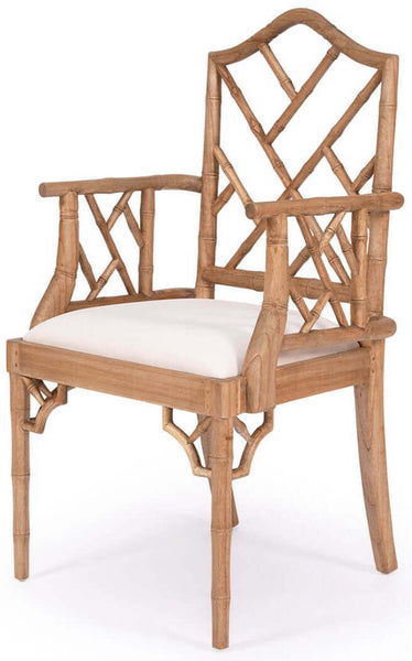 Rutherford | Hamptons Wooden Dining Chairs With Arms