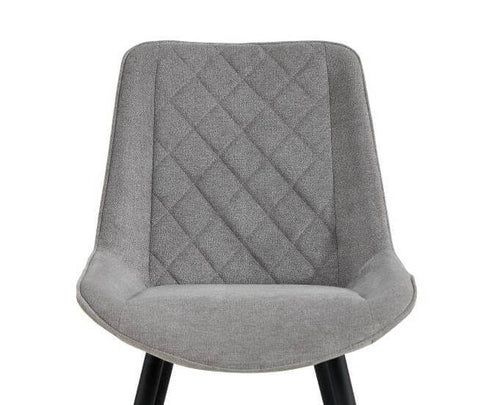 Granite Fabric Modern Dining Chair With Arms