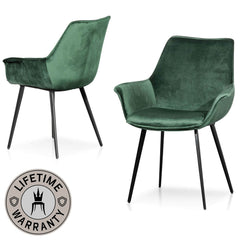 Hillsborough | Fabric & Velvet Modern Dining Chairs