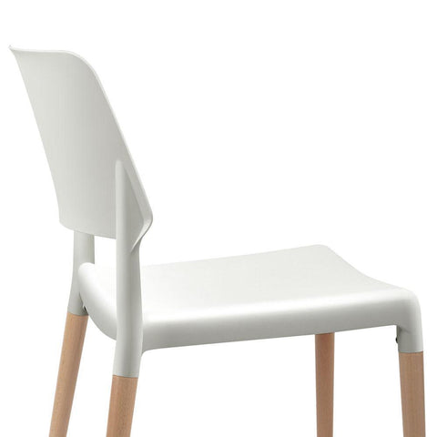 White dining chairs