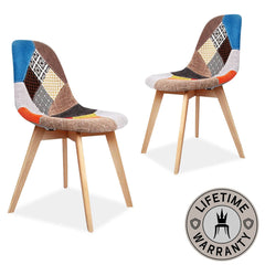 Minerva | Multi Coloured, Wooden Dining Chairs