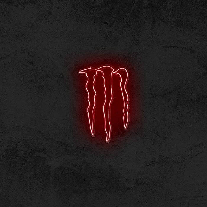 red monster logo wallpaper