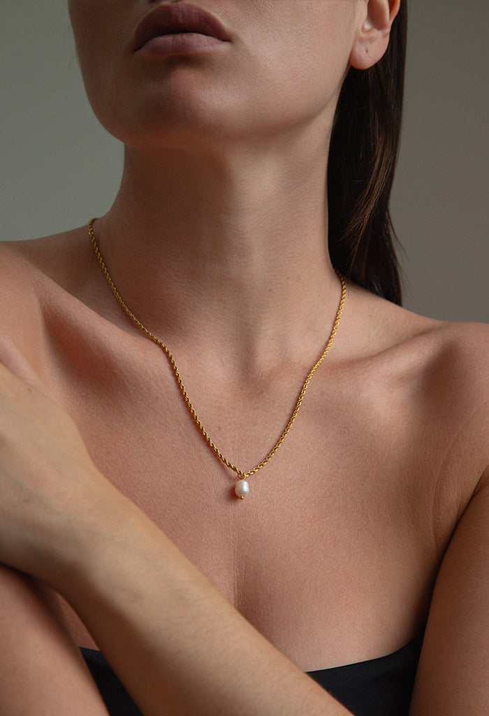 Gold Rope Chain Necklace – Grace&Kin