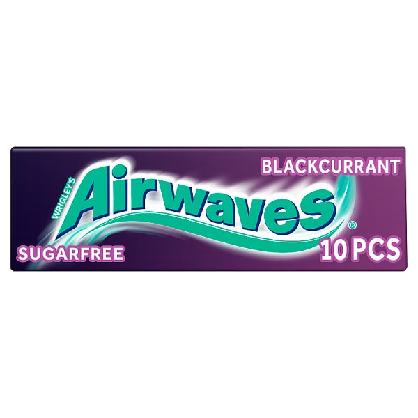 AIRWAVES Menthol & Eucalyptus flavour Sugar Free Chewing Gum 10 Pieces