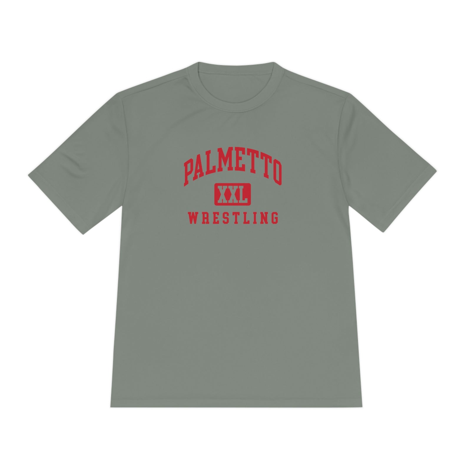 Palmetto Wrestling Embroidery Unisex Crew Neck Sweatshirt - Blue