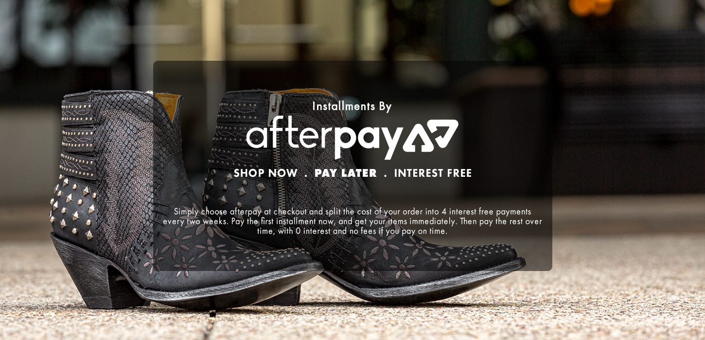 Afterpay with Old Gringo | SHOP NOW PAY 