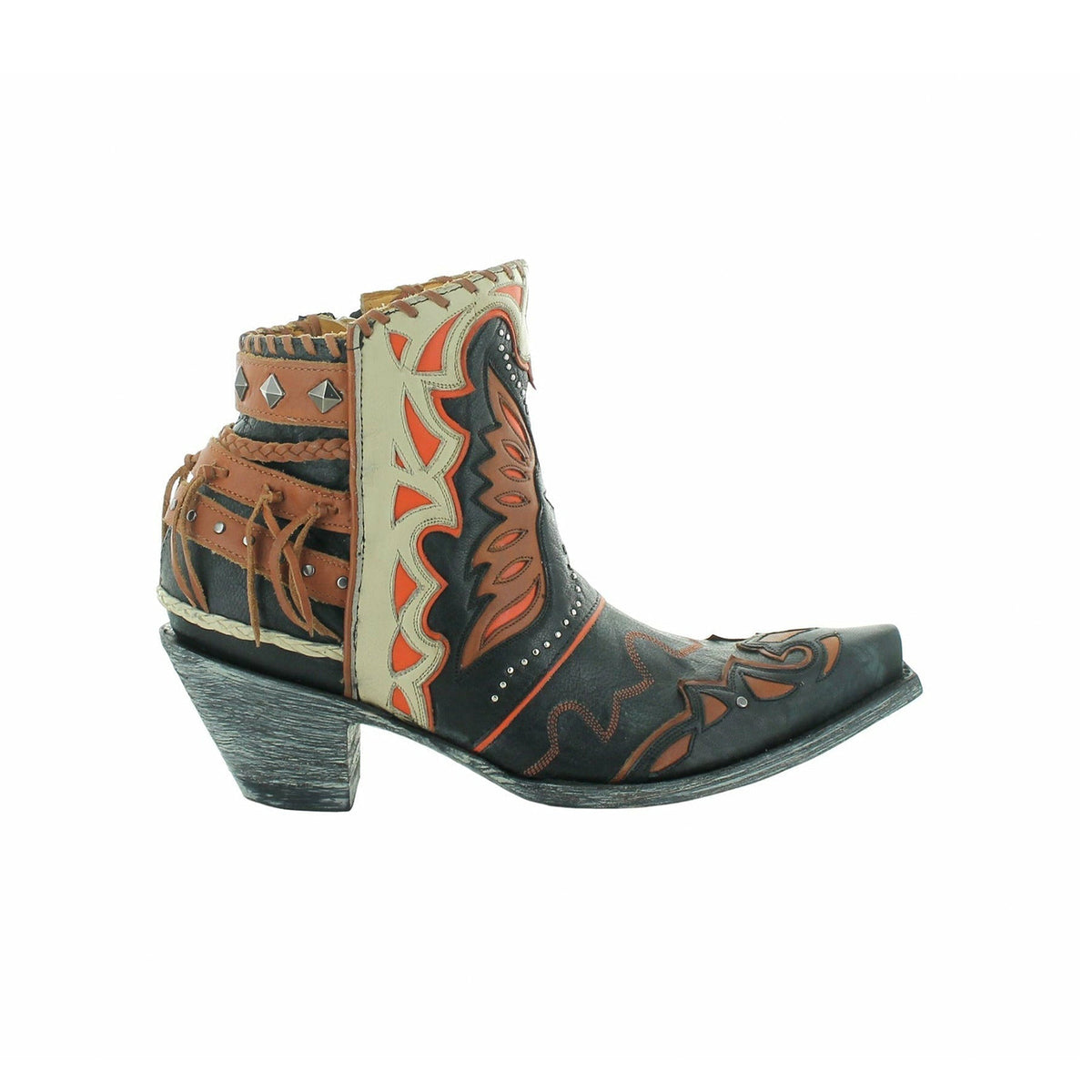 Classic Nobuck Leather Rodeo Cowboy Boots for Women 'El General' - ID: 40661