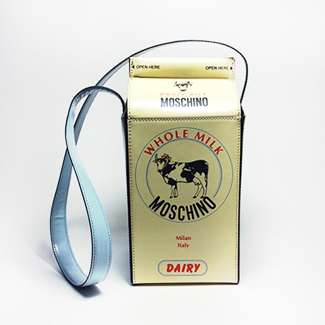 moschino milk carton bag