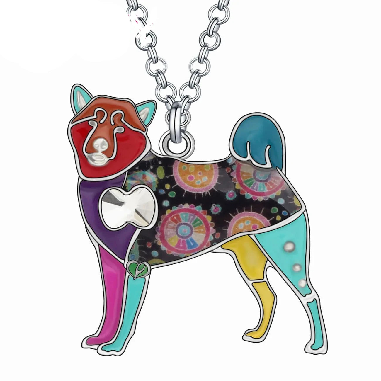 Artistic Akita Necklace