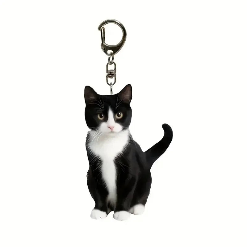 Acrylic Tuxedo Keychains
