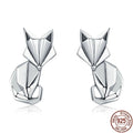 Sitting Fox earrings by Style's Bug