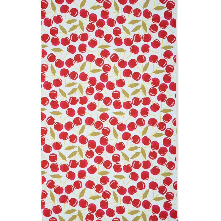 Geometry Tea Towel Sweet Cherry