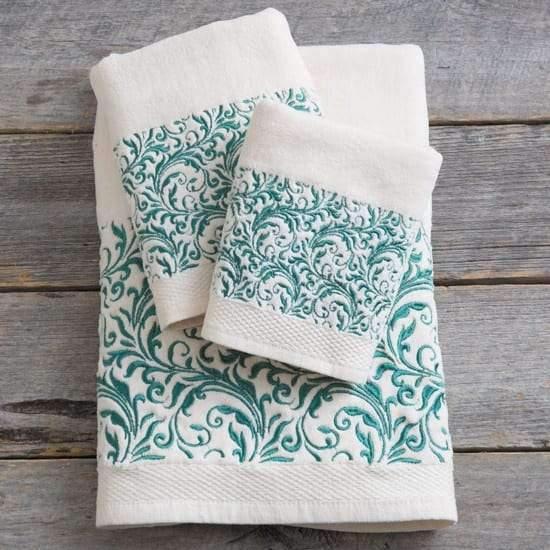 turquoise bathroom towels