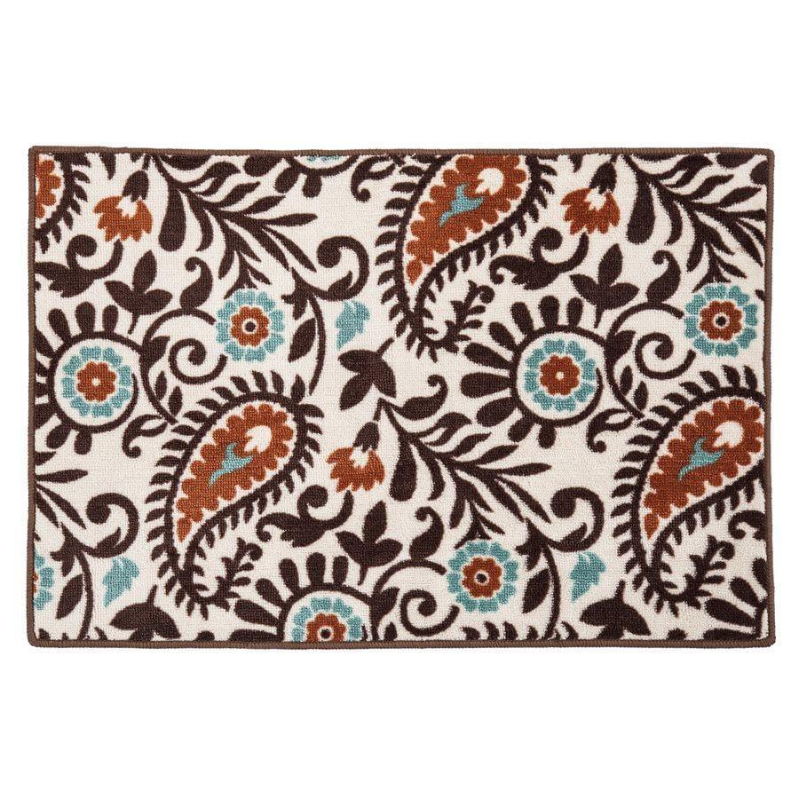 Neutral brown and cream paisley print kitchen towels – JaBella Designs