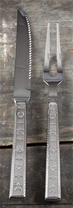 Hammered Pewter Steak Knives