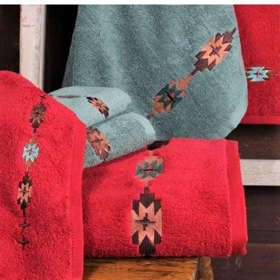 Embroidered Ranch Brands Bathroom Towels