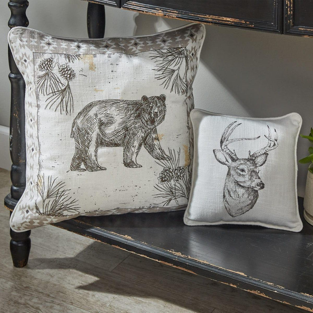 Deer Skull Throw Pillow, Accent Pillows