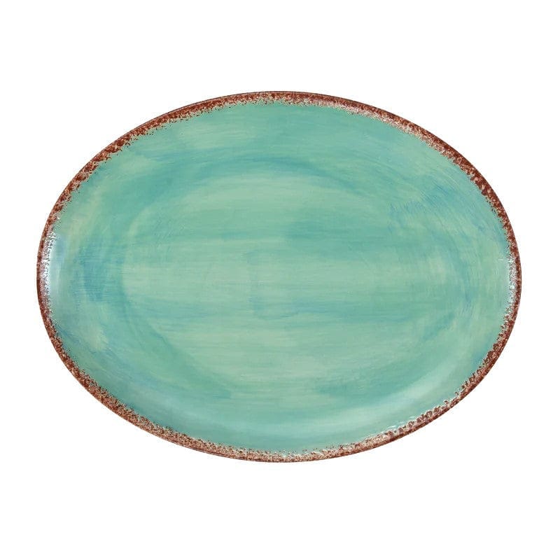 Turquoise Patina Serving Platter | Your Western Decor