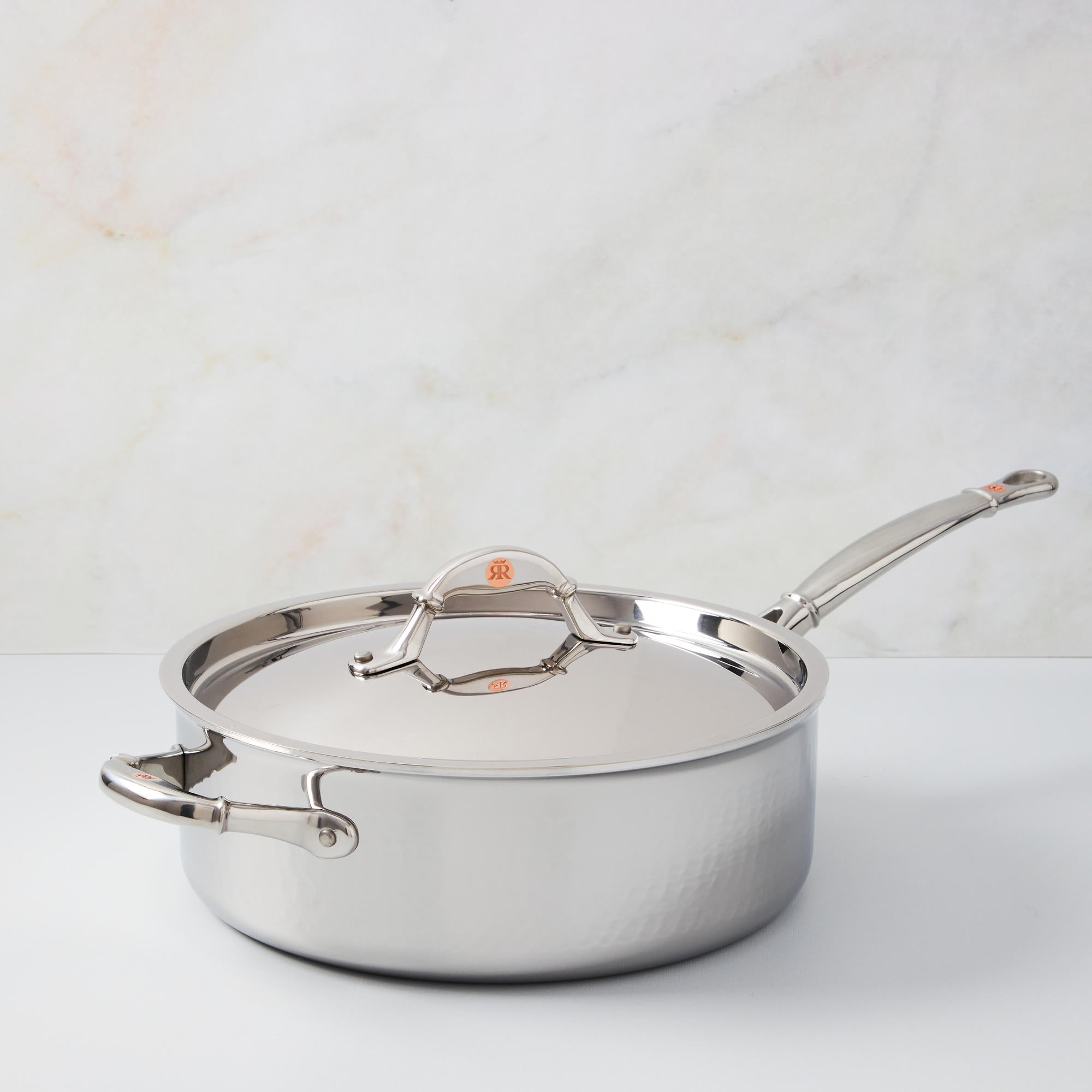 Ruffoni Symphonia Prima Braiser, hand hammered clad stainless steel ...