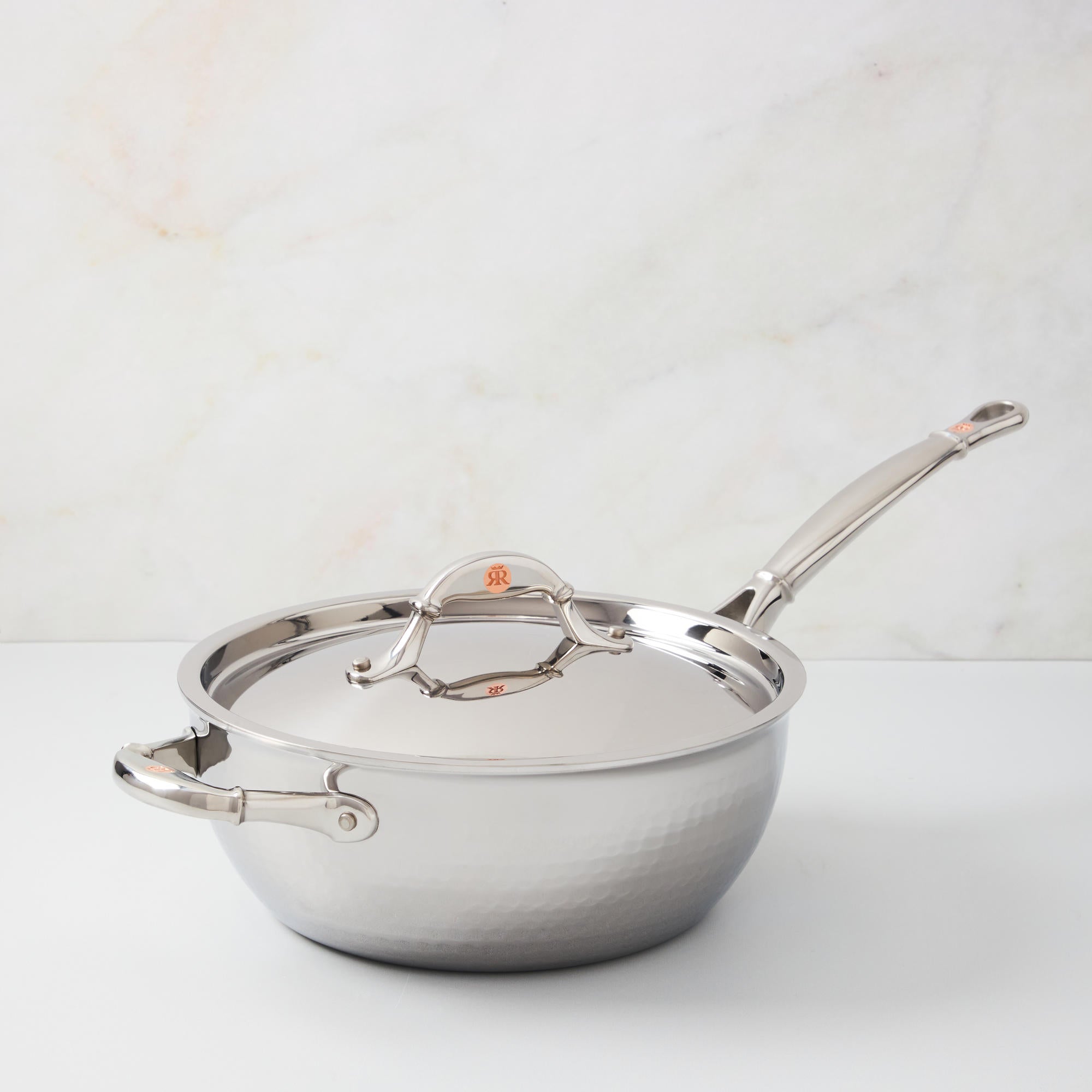 Ruffoni Symphonia Prima Chef Pan, hand hammered clad stainless steel ...