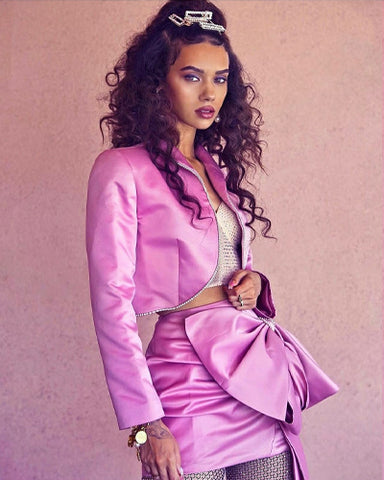 Pink suit set by Morphine Fashion