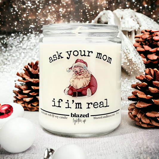 Santa's Favorite Ho Candle