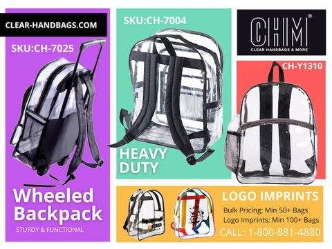 clear backpacks