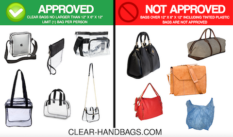 stadium approved bags