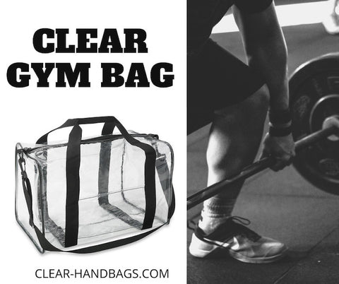 clear gym bag duffle bag