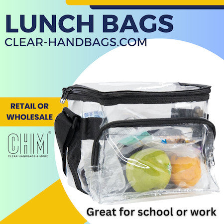 clear lunch bag for school