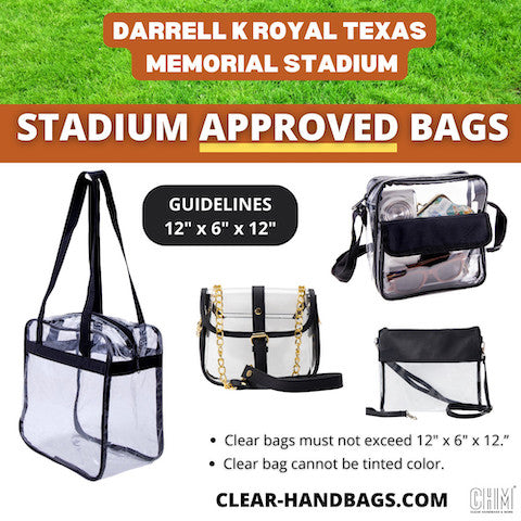 Darrell K Royal Texas Memorial Stadium Clear Bag Policy
