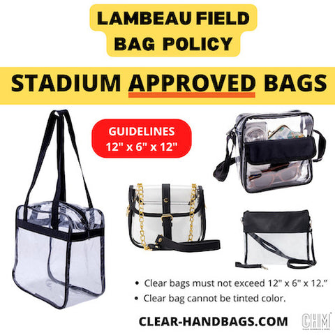 Packers Poppy Gold Tassel Clear Bag