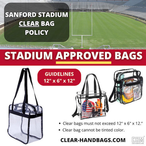 sanford stadium clear bag policy