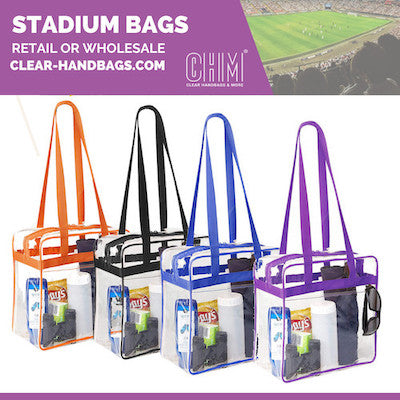 stadium tote bags for school events