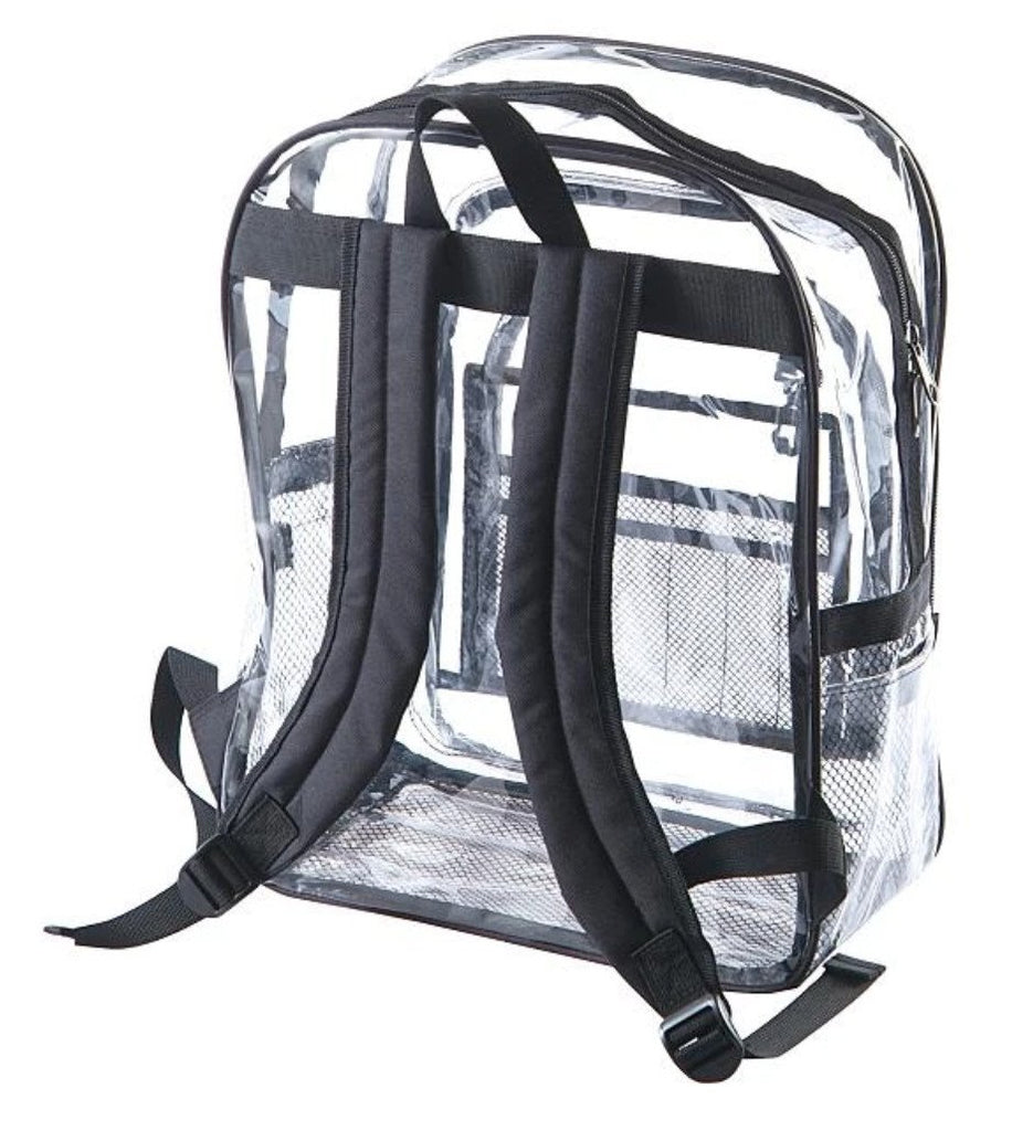 Clear Bookbags For School Multi Pocket With Mask & Hand Sanitizer ...