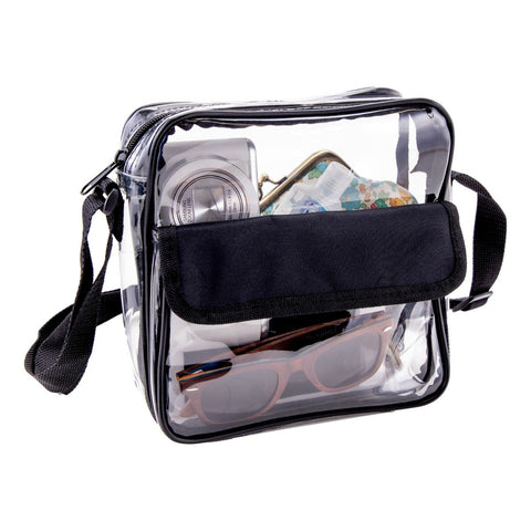 Clear Crossbody Purse Stadium Approved Women Saddle Shoulder Bag Mediu –