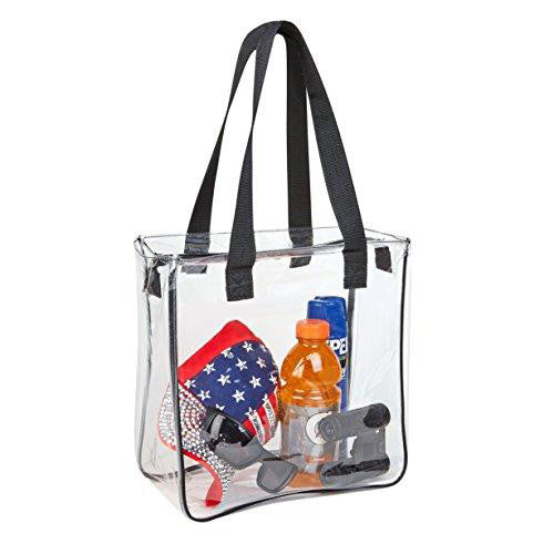 Clear Plastic Tote Bag With Zipper – Clear-Handbags.com