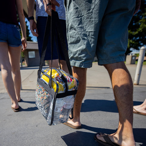 clear tote bag